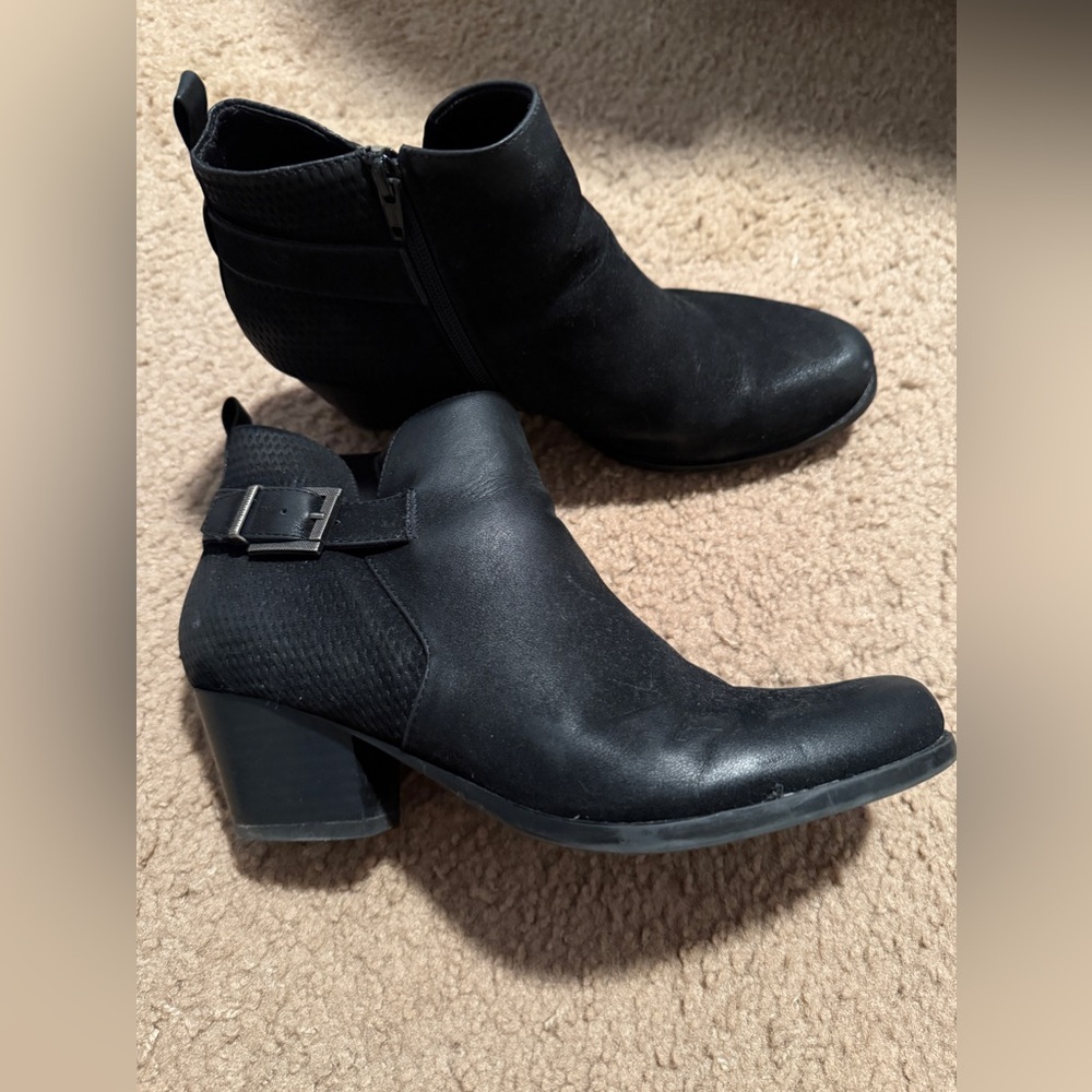 Brand new black booties. Size 11